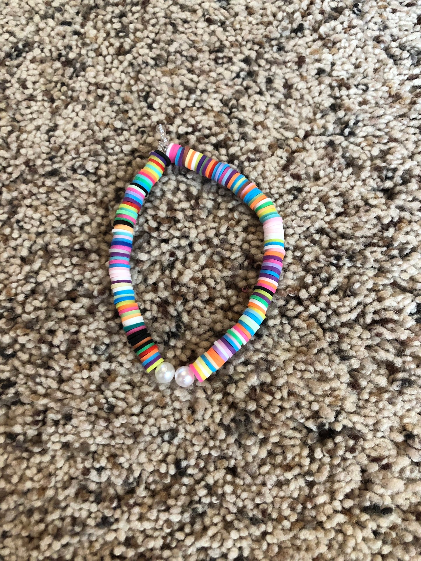 Handmade by Addie- Colorful Beaded Stretch Bracelets