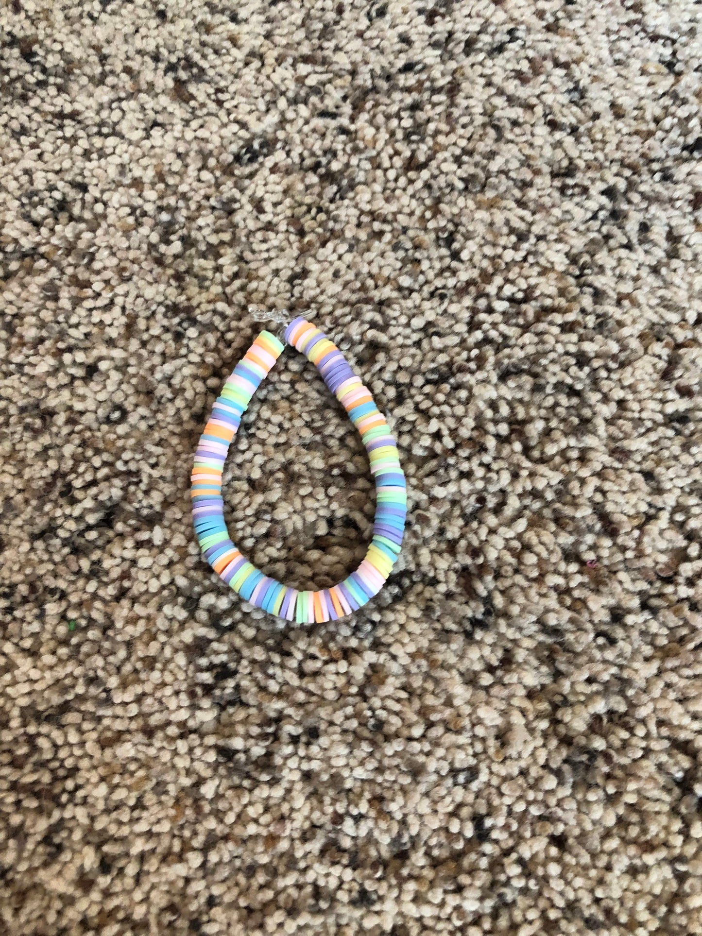 Handmade by Addie- Soft Pastel Beaded Bracelet