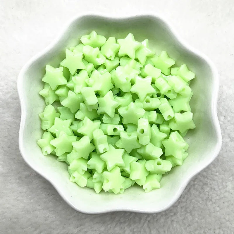 10mm Candy Color Star Beads