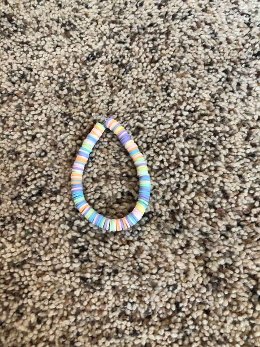 Handmade by Addie- Soft Pastel Beaded Bracelet