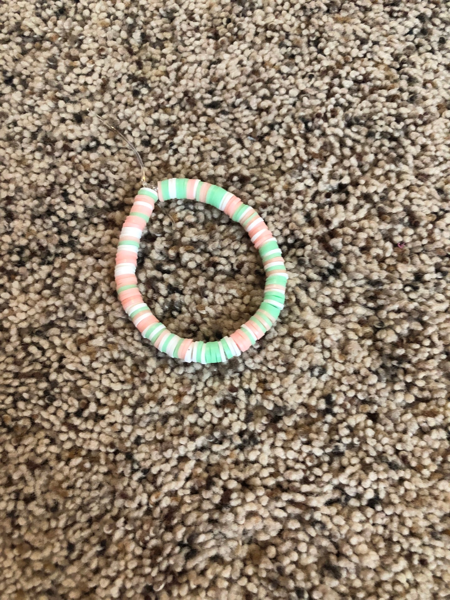 Handmade by Addie -  Pastel Bead Bracelet