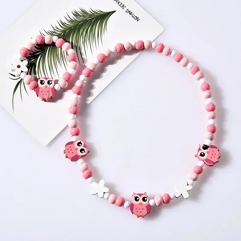 Unicorn Beads Necklace & Bracelet Set