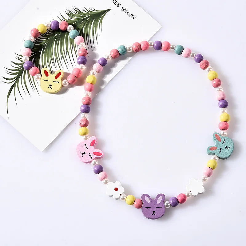 Unicorn Beads Necklace & Bracelet Set
