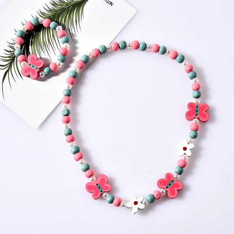 Unicorn Beads Necklace & Bracelet Set