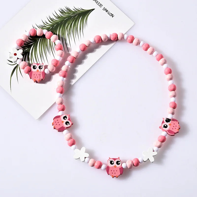 Unicorn Beads Necklace & Bracelet Set